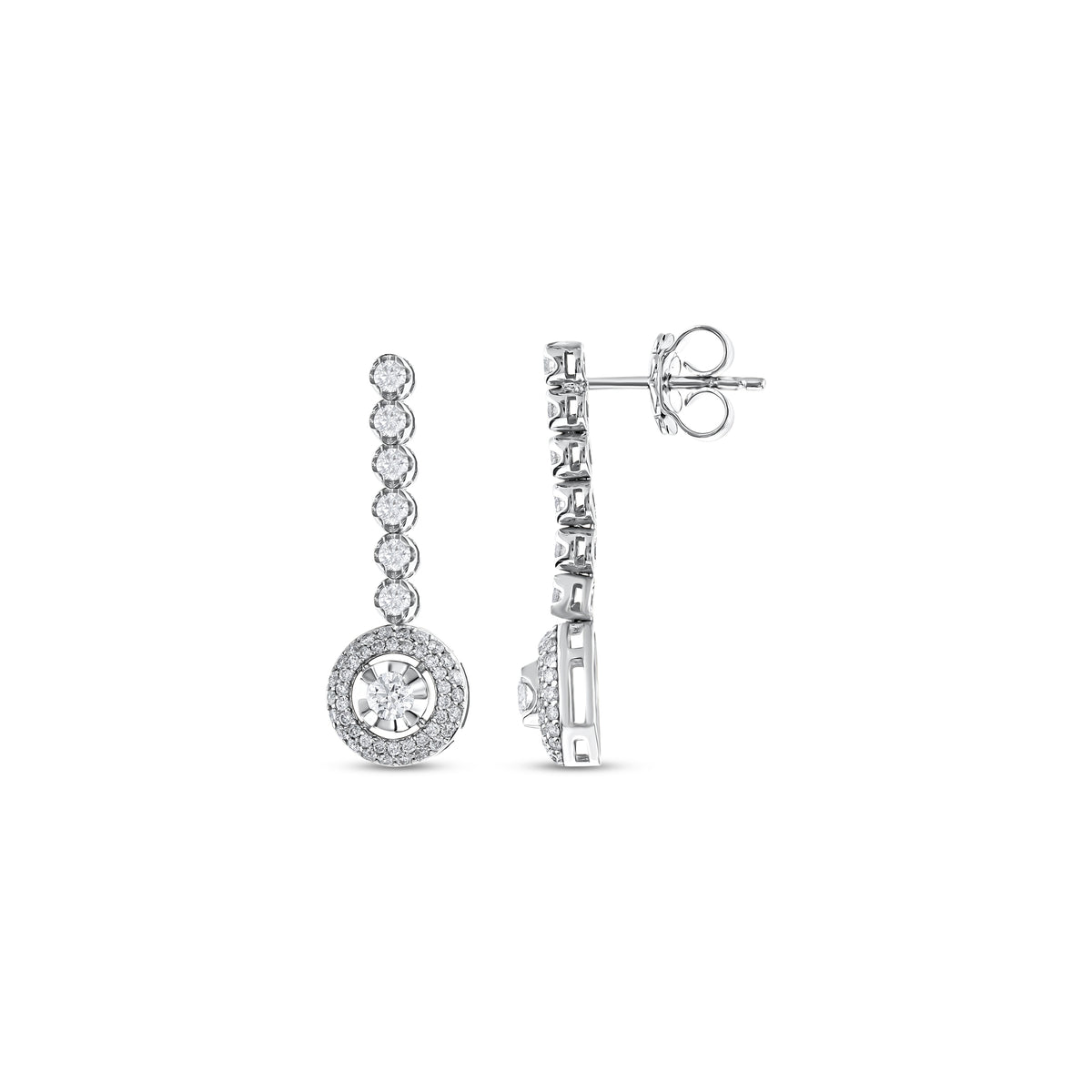 0.83 Karat Pırlantalı Özel Tasarım Küpe