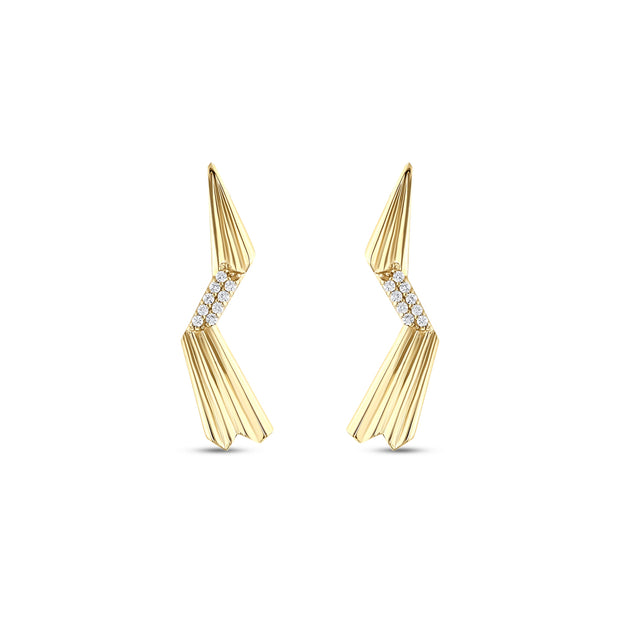 0.12 Karat Pırlantalı Bambaşka Küpe