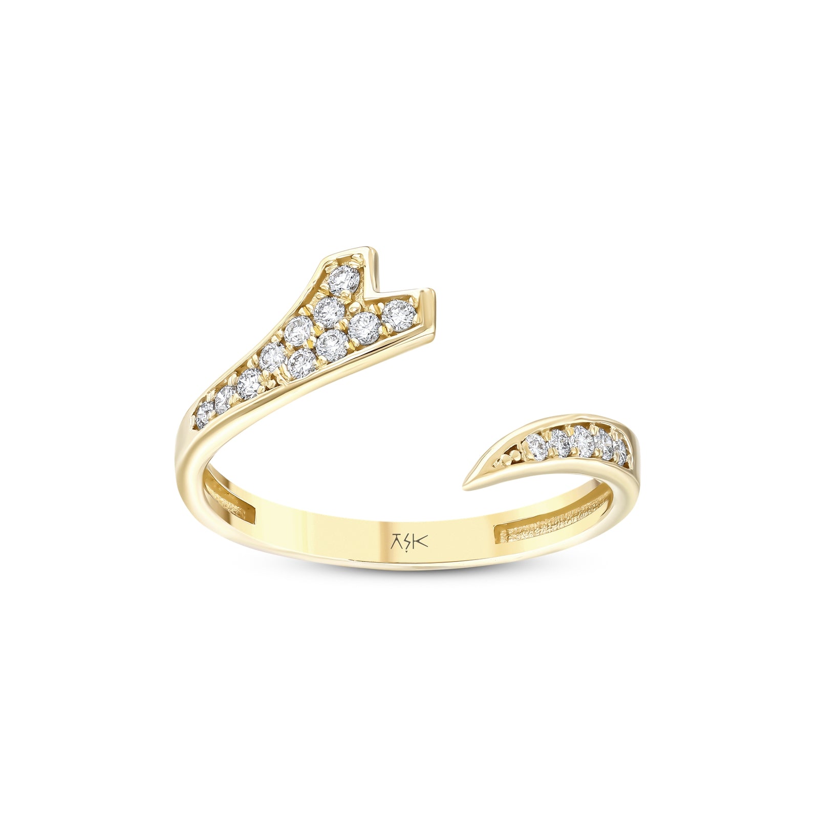 0.17 Karat Pırlantalı Özel Tasarım Yüzük