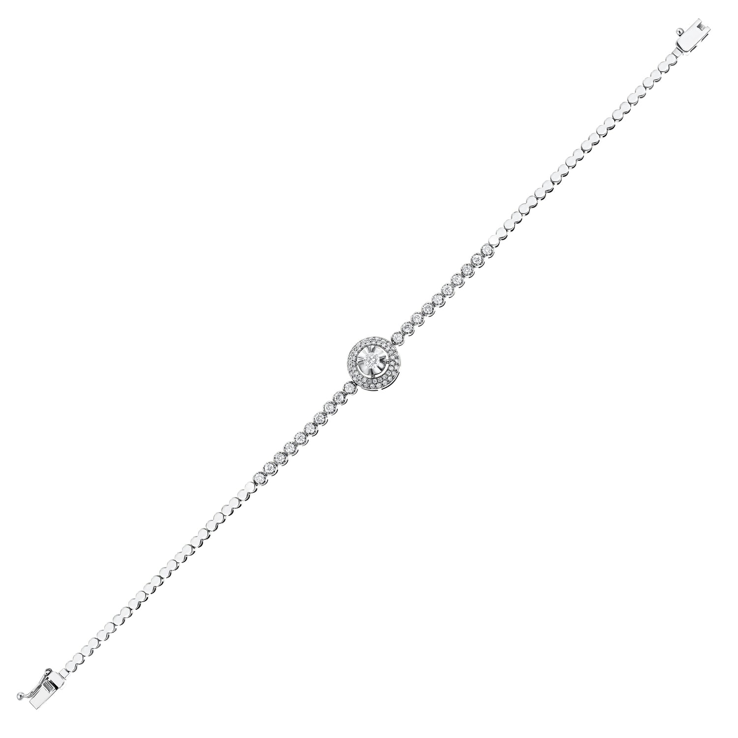 1.03 Karat Pırlantalı Özel Tasarım Bileklik