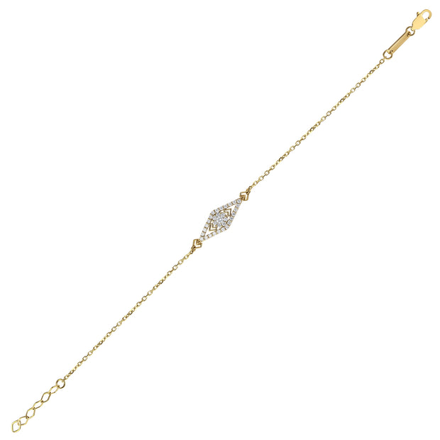 0.28 Karat Pırlantalı Özel Tasarım Bileklik