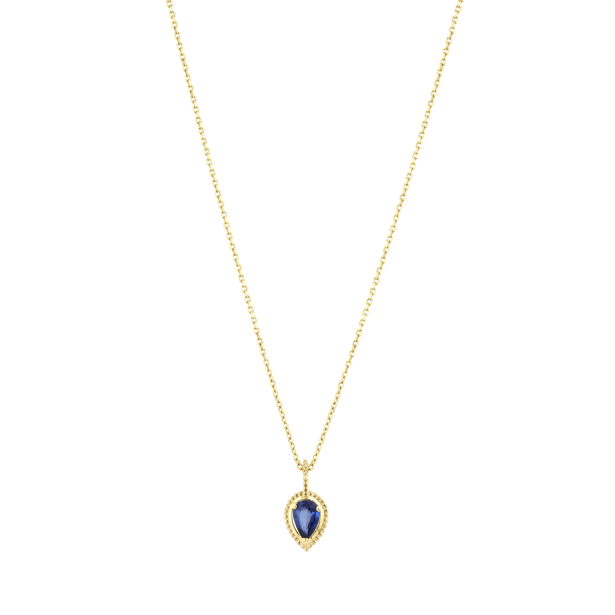 0,44 Karat Safir Kolye