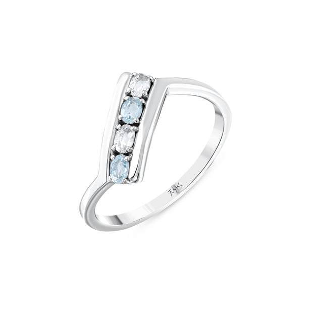 0.24 Karat Topaz Yüzük