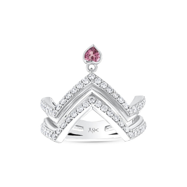 0.50 Karat Pırlanta Turmalin Yüzük