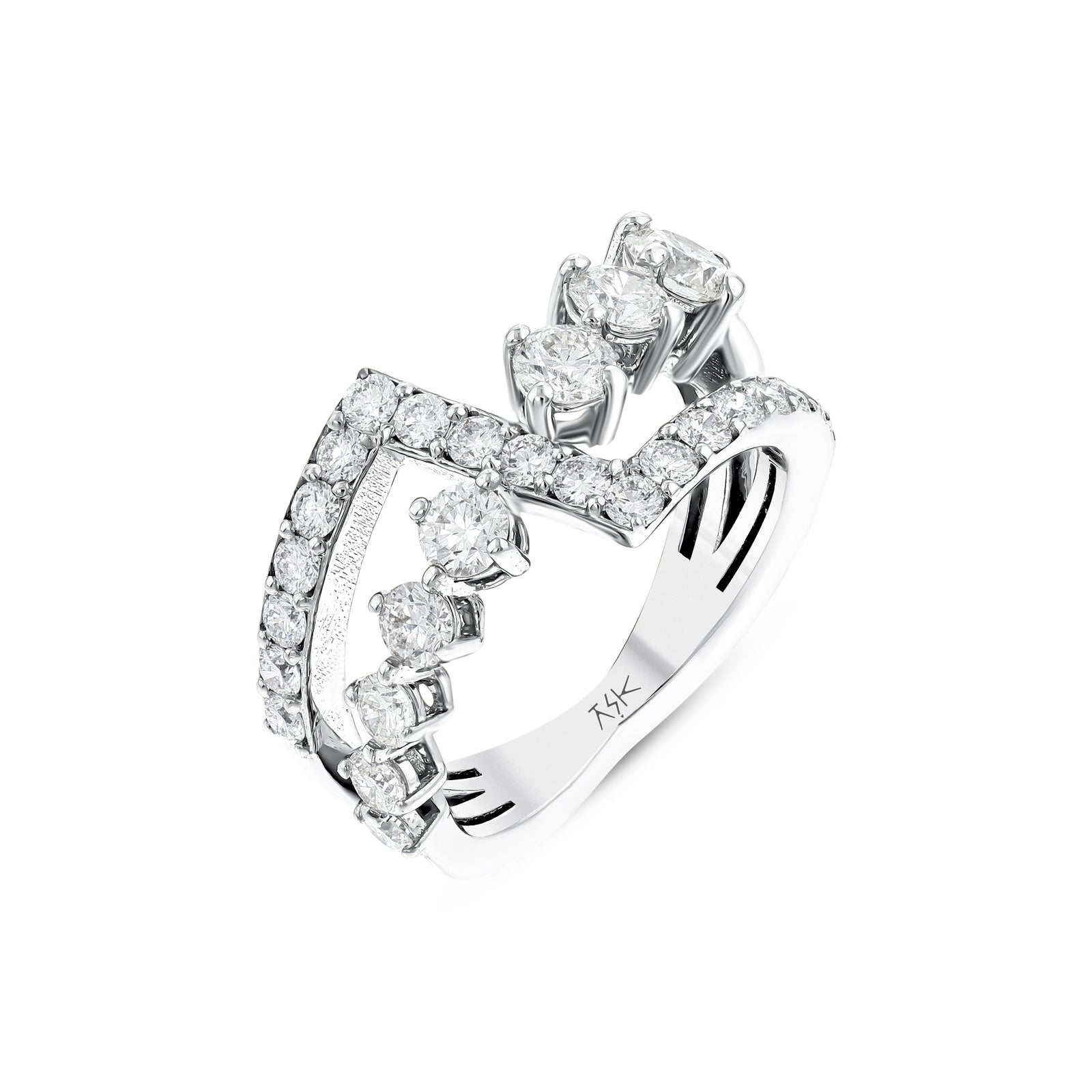 1.68 Karat Pırlantalı Özel Tasarım Yüzük