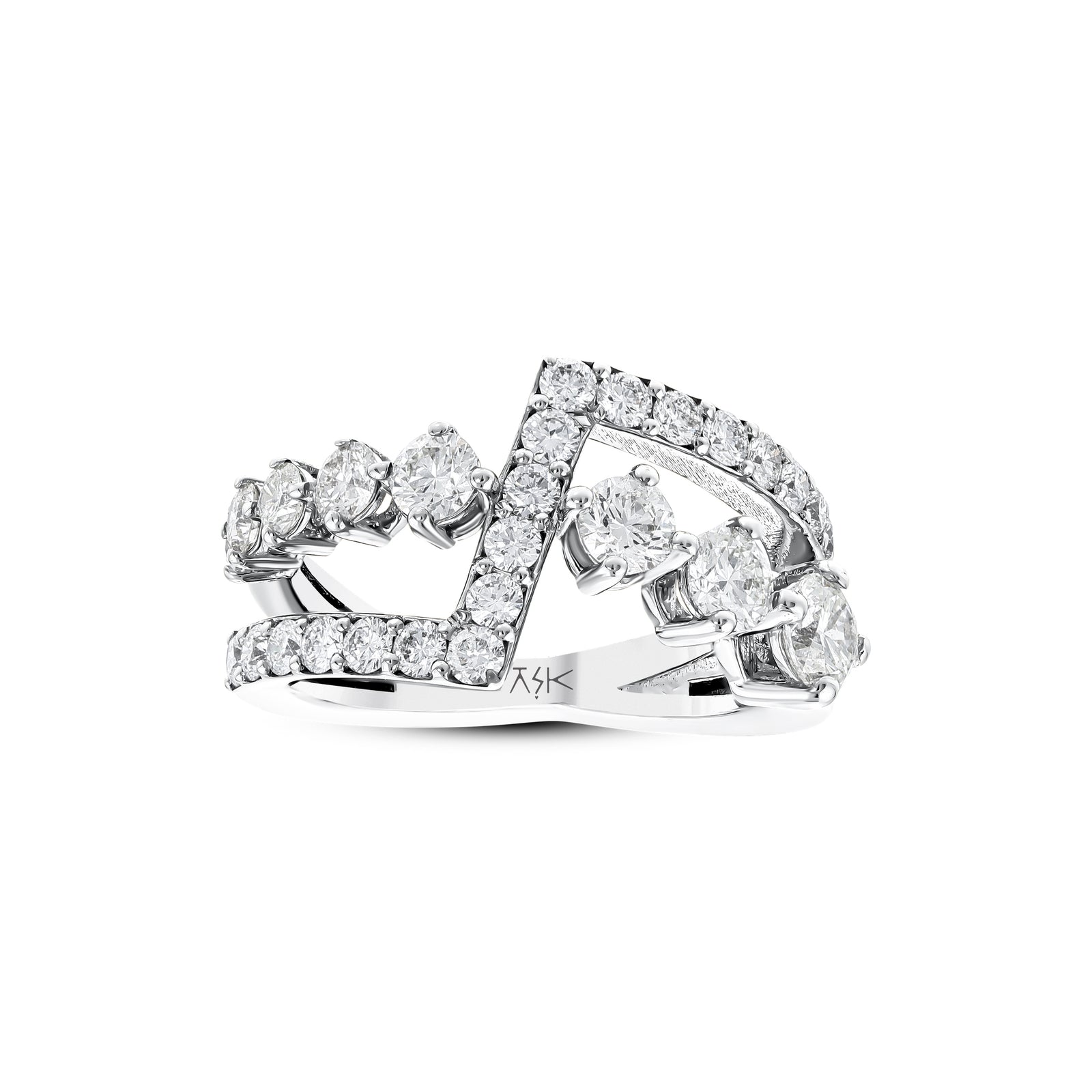 1.68 Karat Pırlantalı Özel Tasarım Yüzük