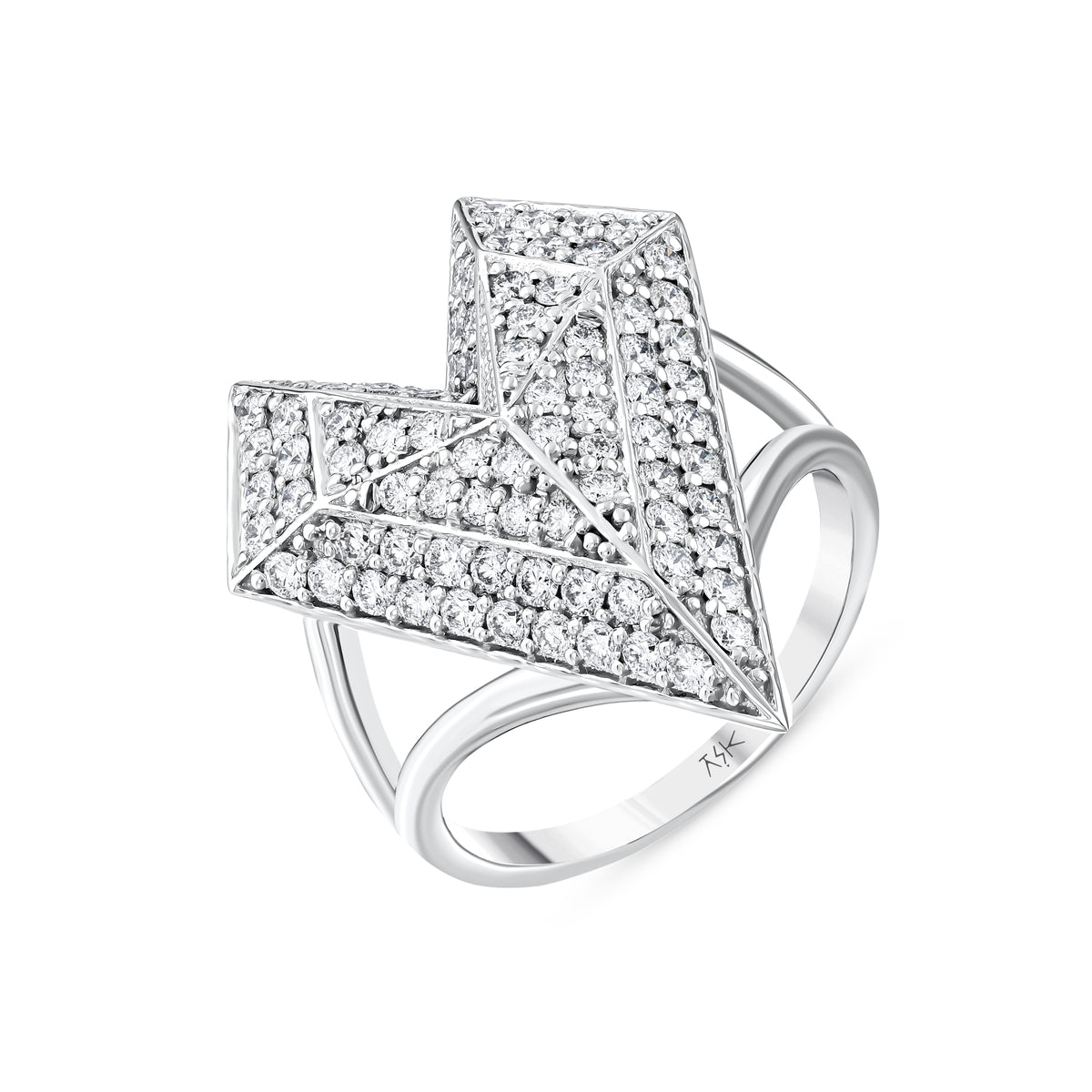 1.10 Karat Pırlantalı Özel Tasarım Yüzük