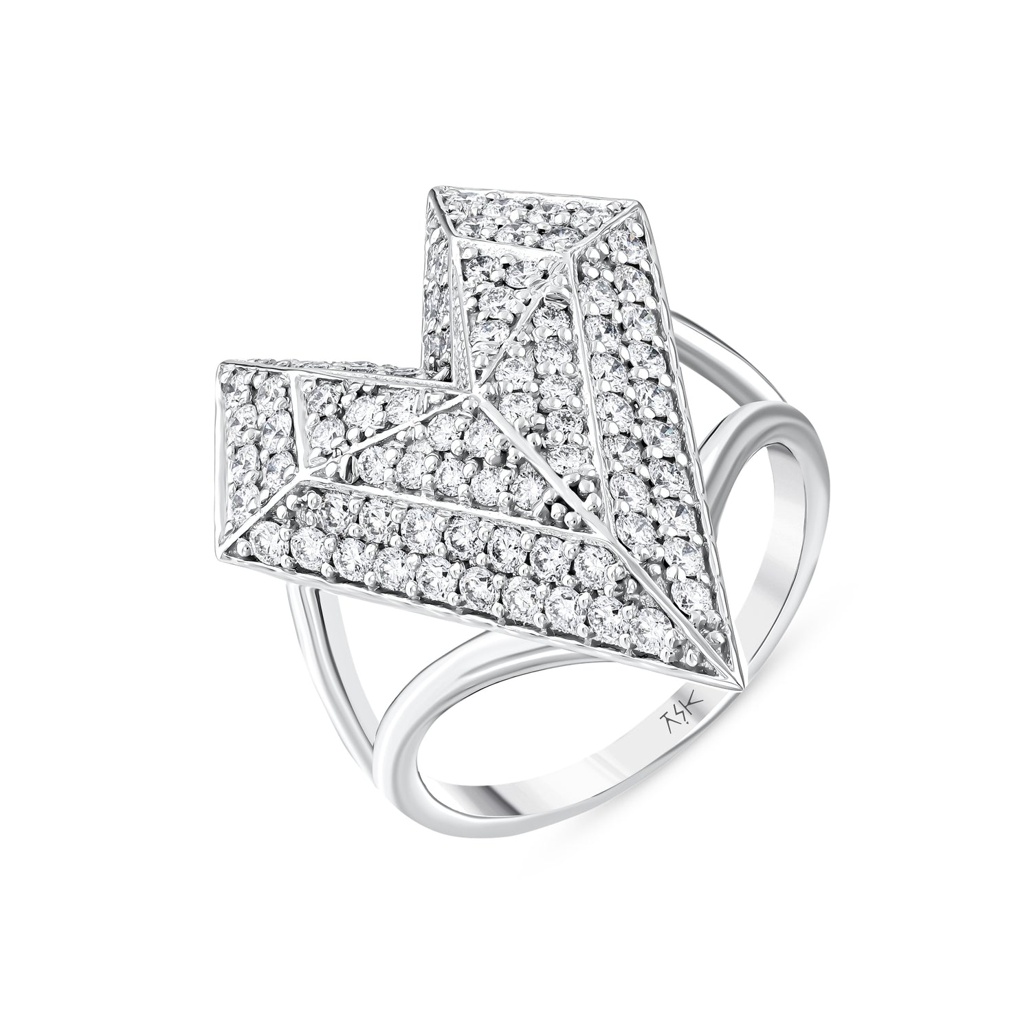 1.10 Karat Pırlantalı Özel Tasarım Yüzük