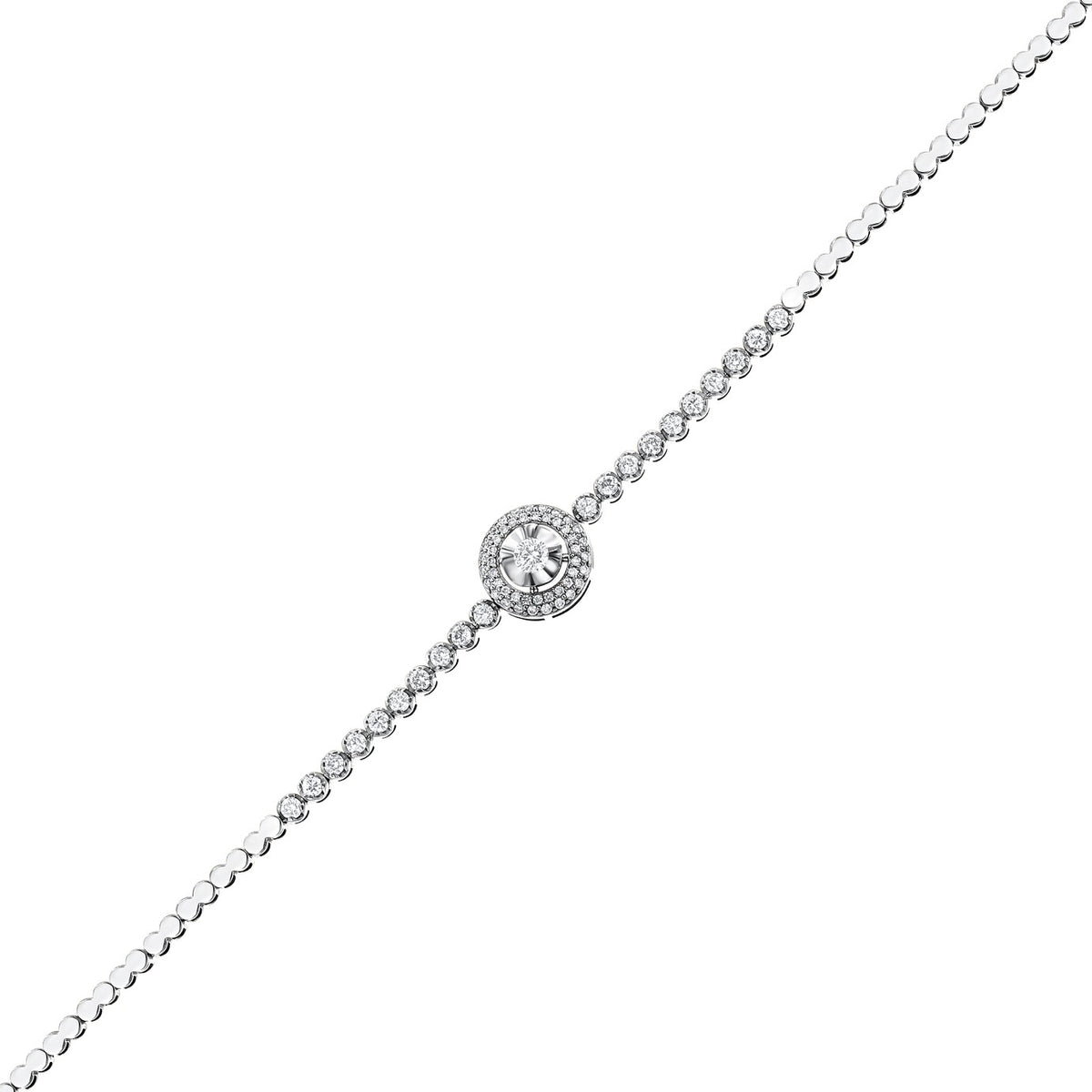 1.03 Karat Pırlantalı Özel Tasarım Bileklik