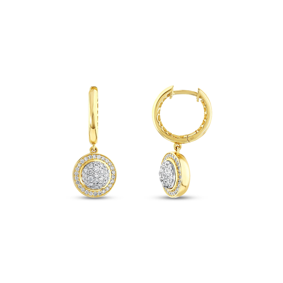 0,58 Karat Pırlantalı Özel Tasarım Küpe