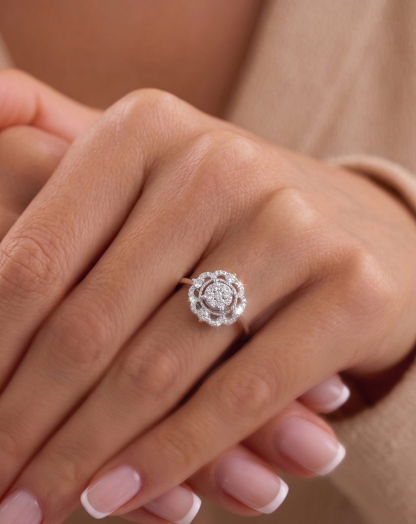 0,53 Karat Pırlantalı Özel Tasarım Yüzük