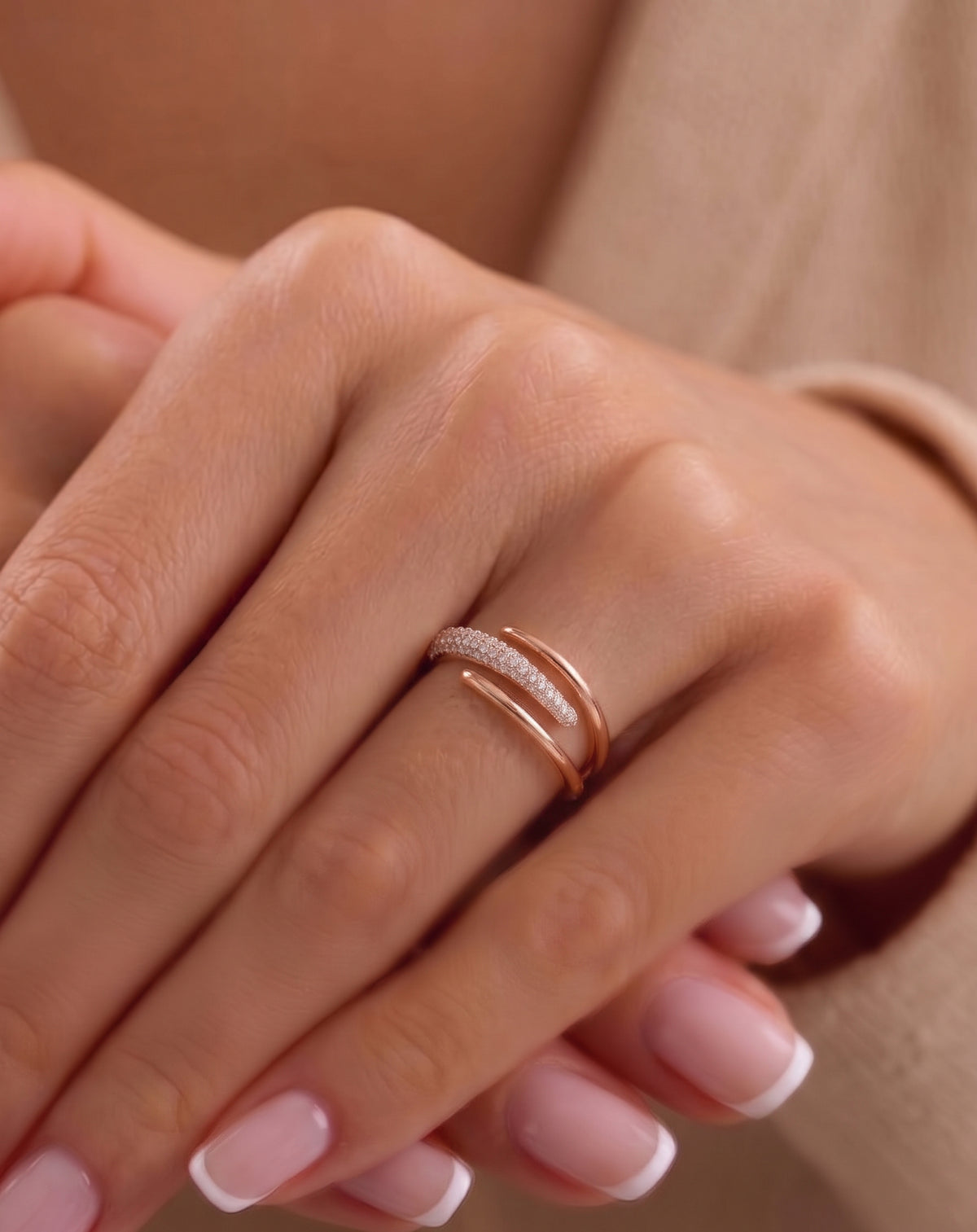0,32 Karat Pırlantalı Özel Tasarım Yüzük