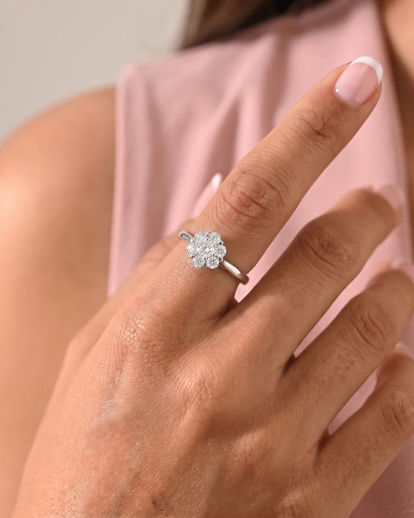 0,63 Karat Pırlantalı Özel Tasarım Yüzük