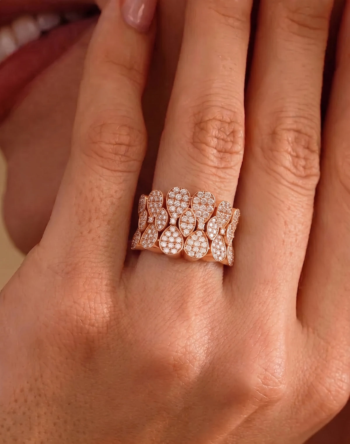 1,26 Karat Pırlantalı Özel Tasarım Yüzük
