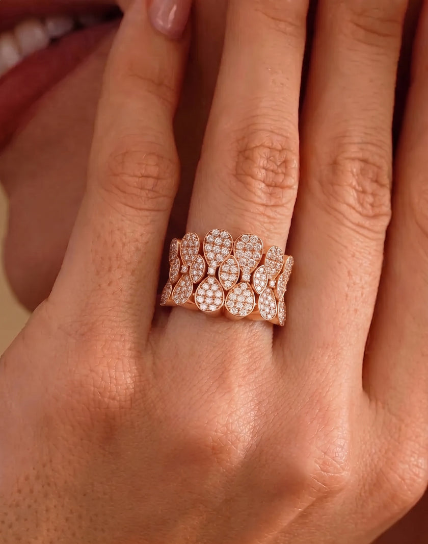 1,26 Karat Pırlantalı Özel Tasarım Yüzük