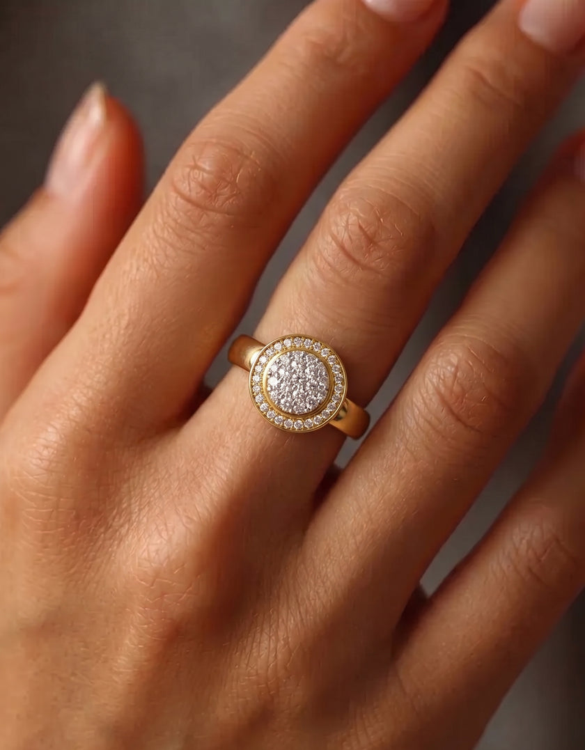0,43 Karat Pırlantalı Özel Tasarım Yüzük