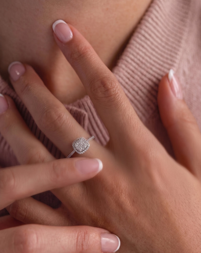 0,47 Karat Pırlantalı Özel Tasarım Yüzük