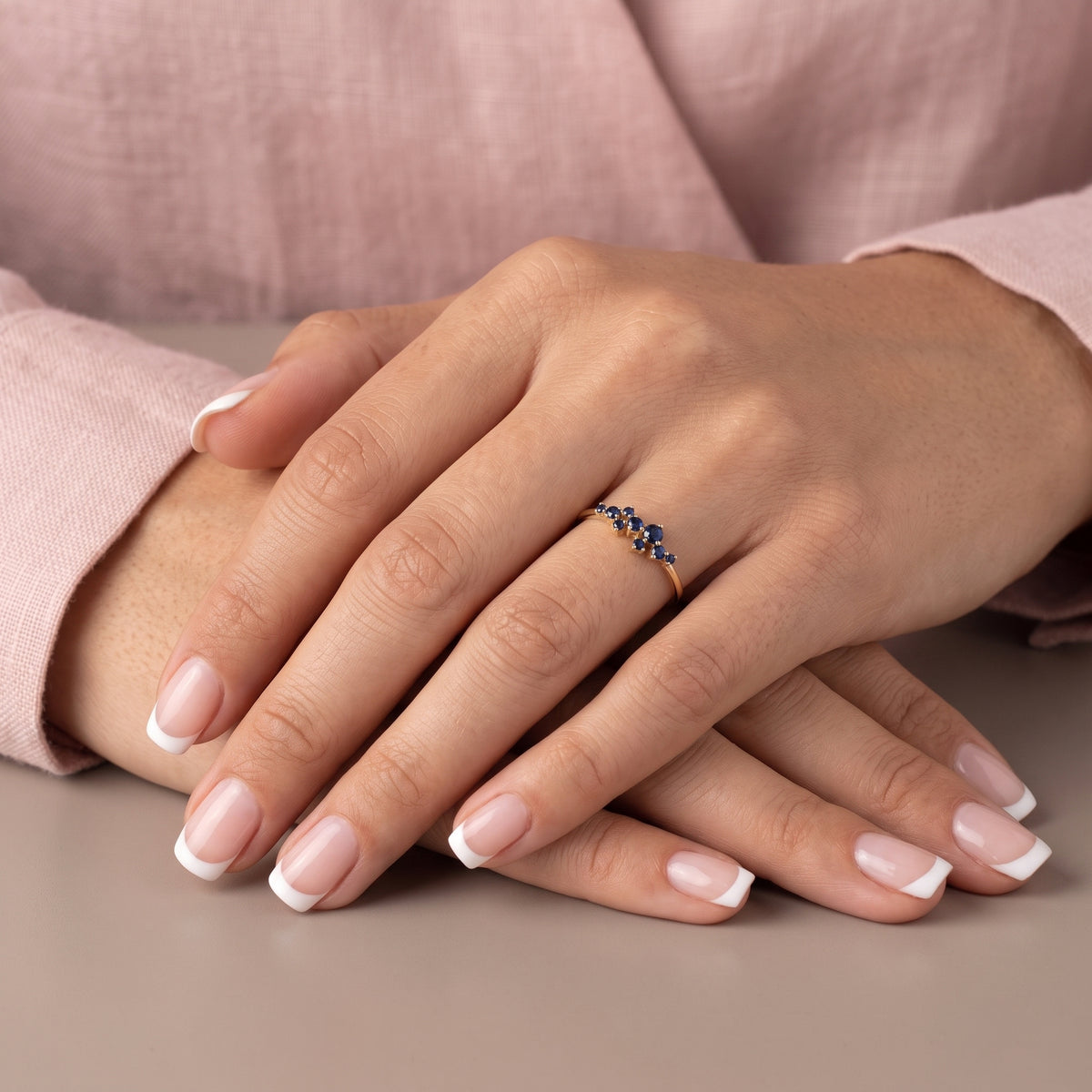 0,18 Karat Safir Yüzük