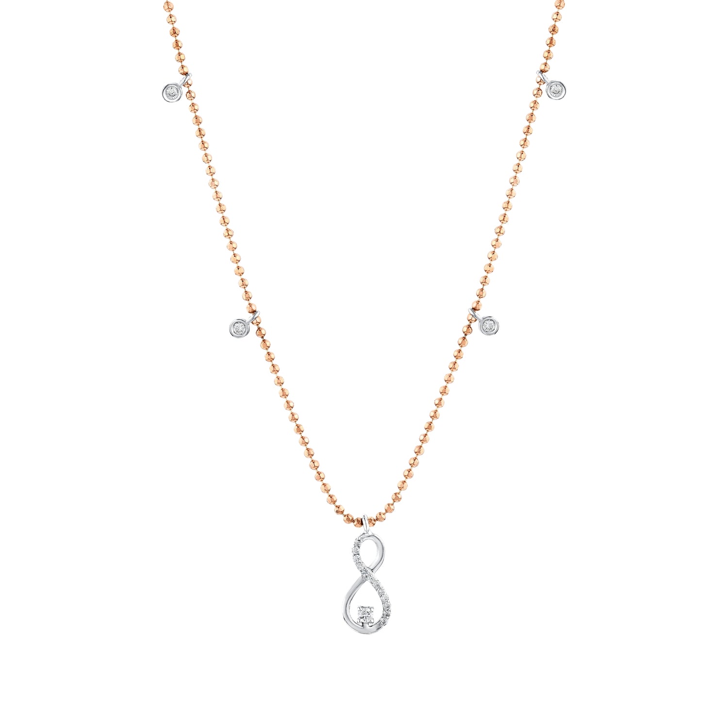 0,12 Karat Pırlantalı Özel Tasarım Kolye