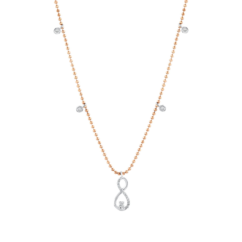 0,12 Karat Pırlantalı Özel Tasarım Kolye