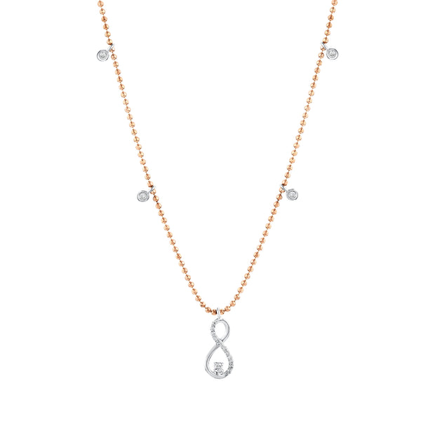 0,12 Karat Pırlantalı Özel Tasarım Kolye