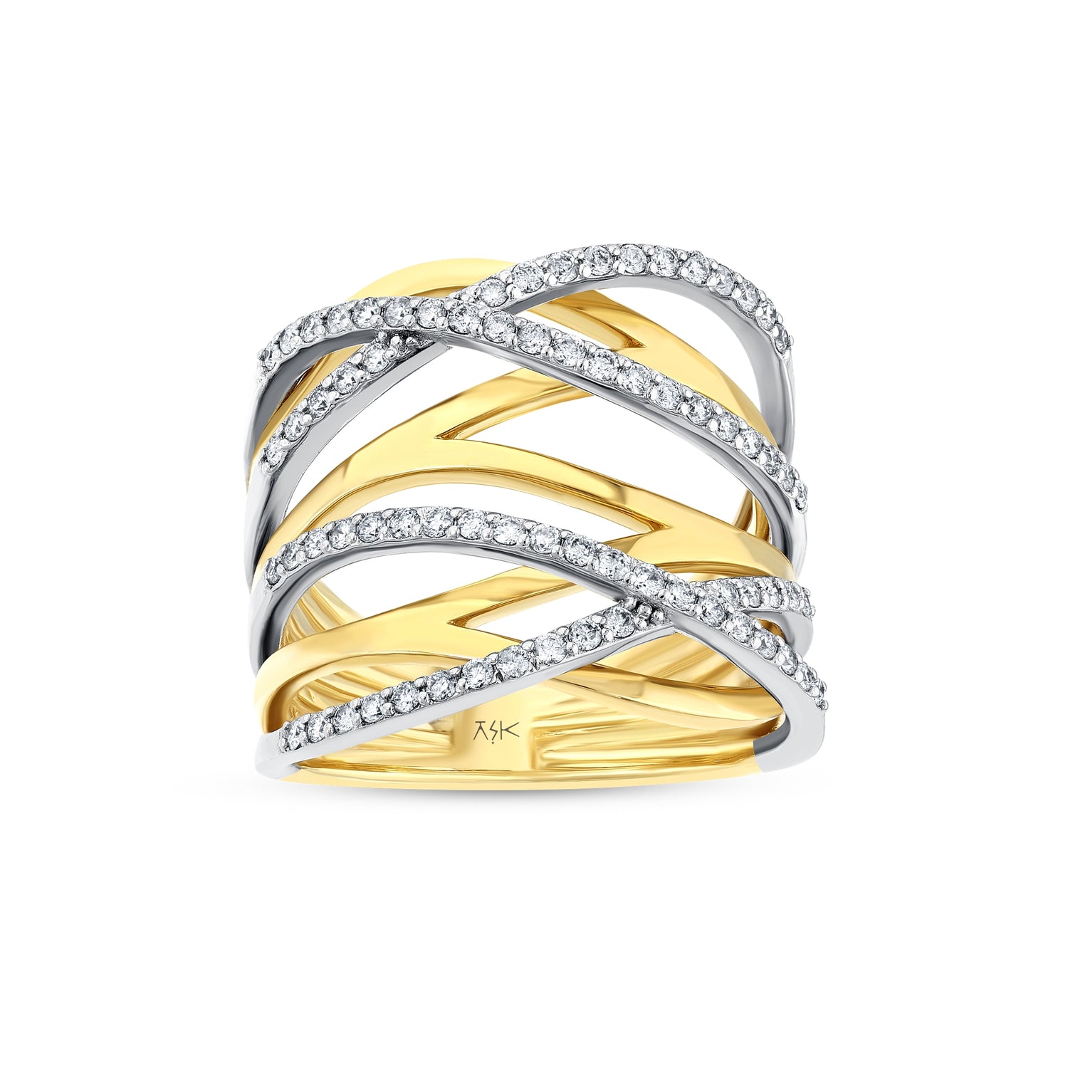 0,50 Karat Pırlantalı Özel Tasarım Yüzük