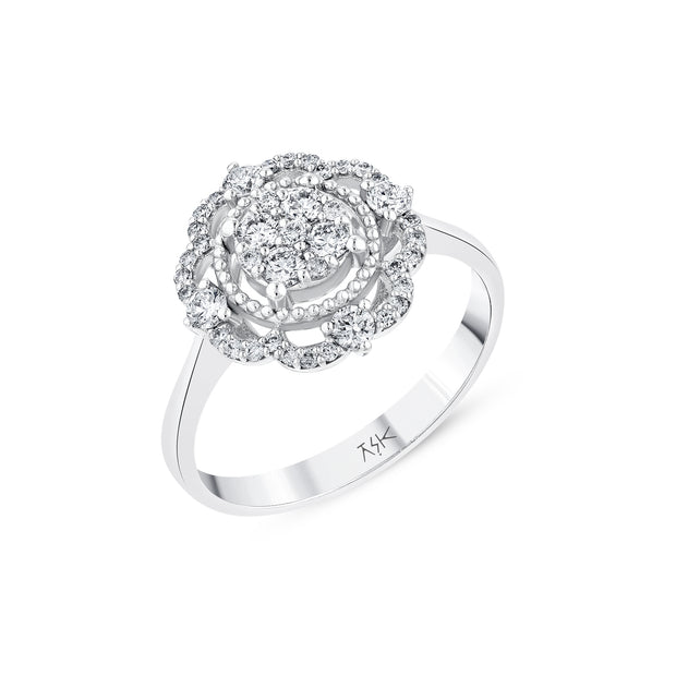 0,53 Karat Pırlantalı Özel Tasarım Yüzük