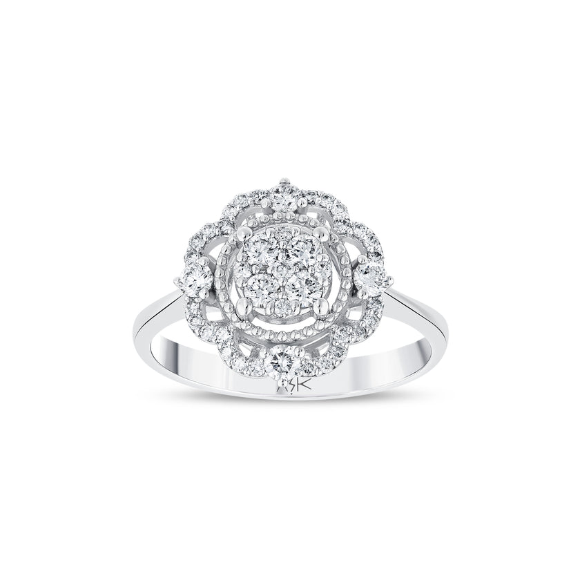 0,53 Karat Pırlantalı Özel Tasarım Yüzük