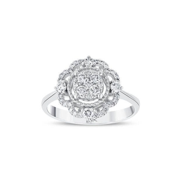 0,53 Karat Pırlantalı Özel Tasarım Yüzük