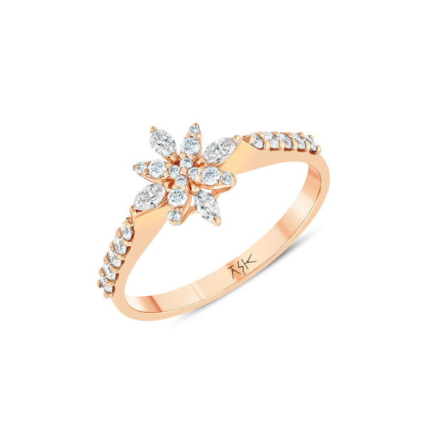 0,38 Karat Pırlantalı Özel Tasarım Yüzük