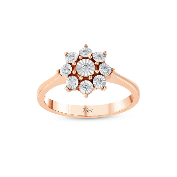 0,09 Karat Pırlantalı Özel Tasarım Yüzük