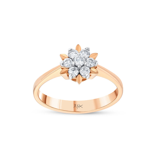 0,32 Karat Pırlantalı Özel Tasarım Yüzük