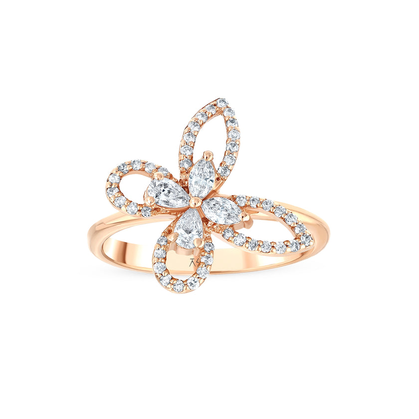 0,42 Karat Pırlantalı Özel Tasarım Yüzük