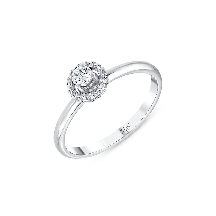 0,27 Karat Pırlantalı Özel Tasarım Yüzük