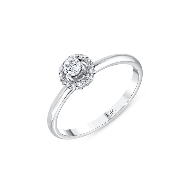 0,27 Karat Pırlantalı Özel Tasarım Yüzük