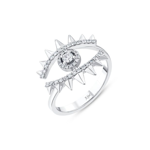 0,32 Karat Pırlantalı Özel Tasarım Yüzük