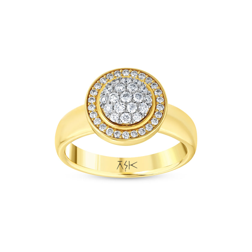 0,43 Karat Pırlantalı Özel Tasarım Yüzük