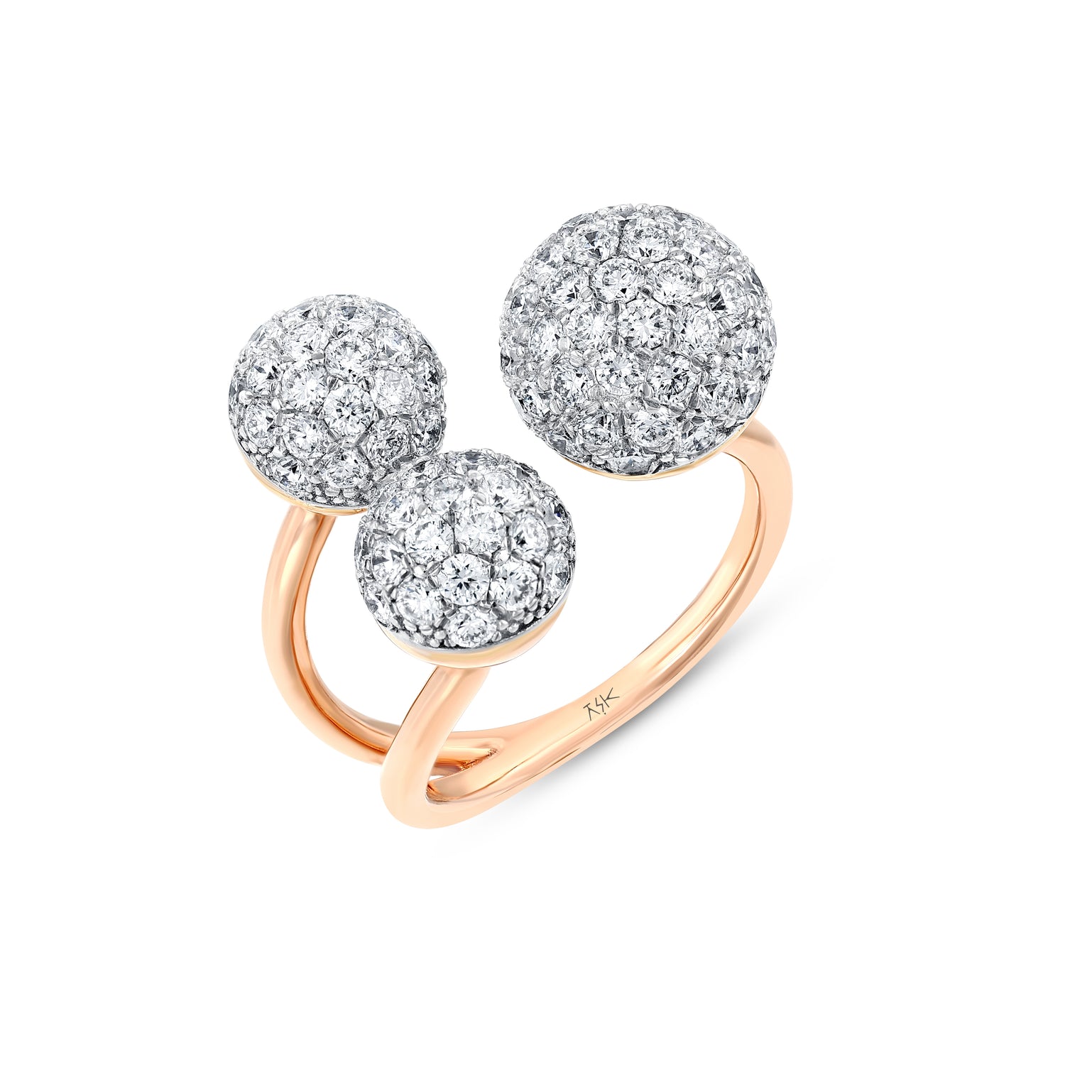 2 Karat Pırlantalı Özel Tasarım Yüzük