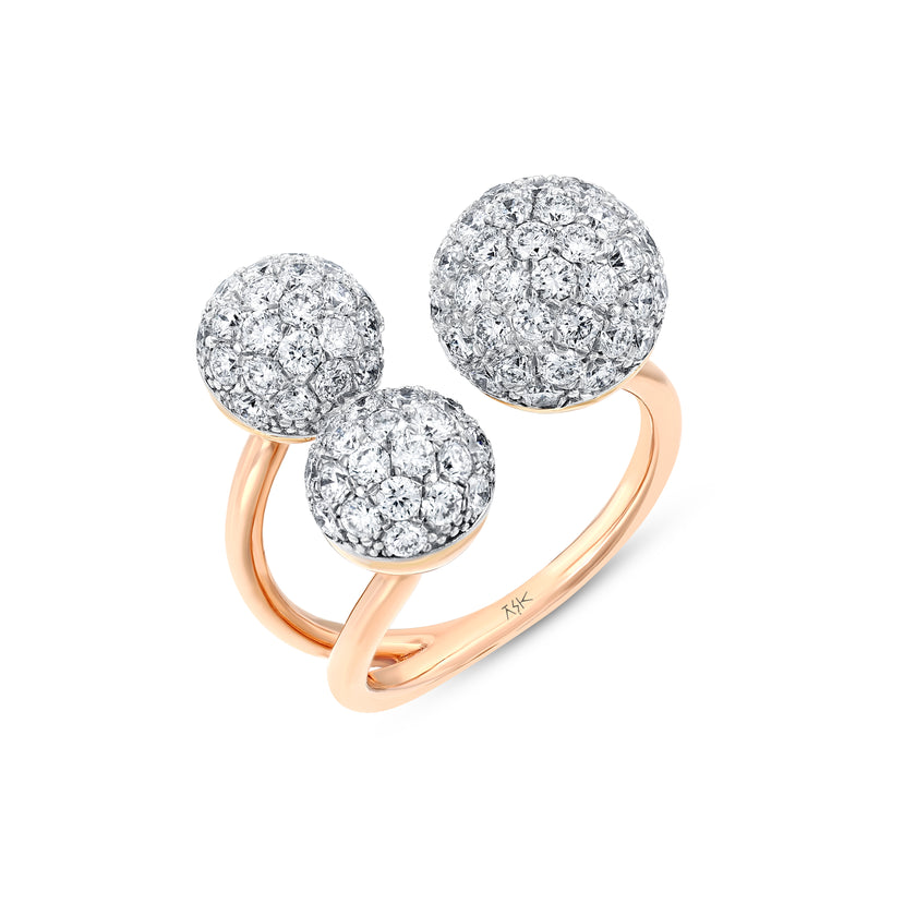 2 Karat Pırlantalı Özel Tasarım Yüzük