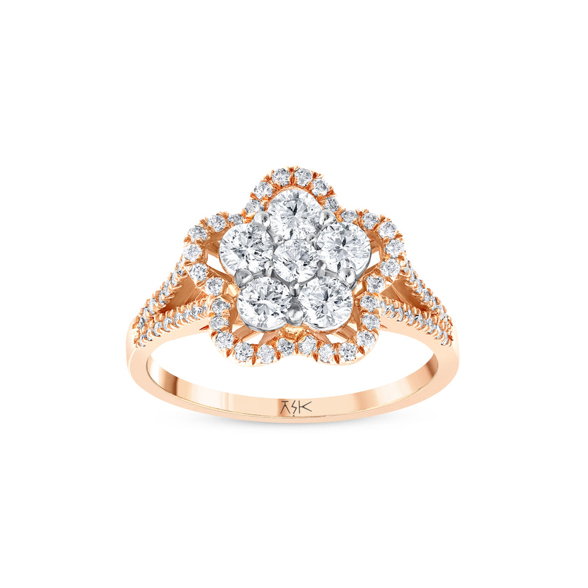 0,93 Karat Pırlantalı Özel Tasarım Yüzük