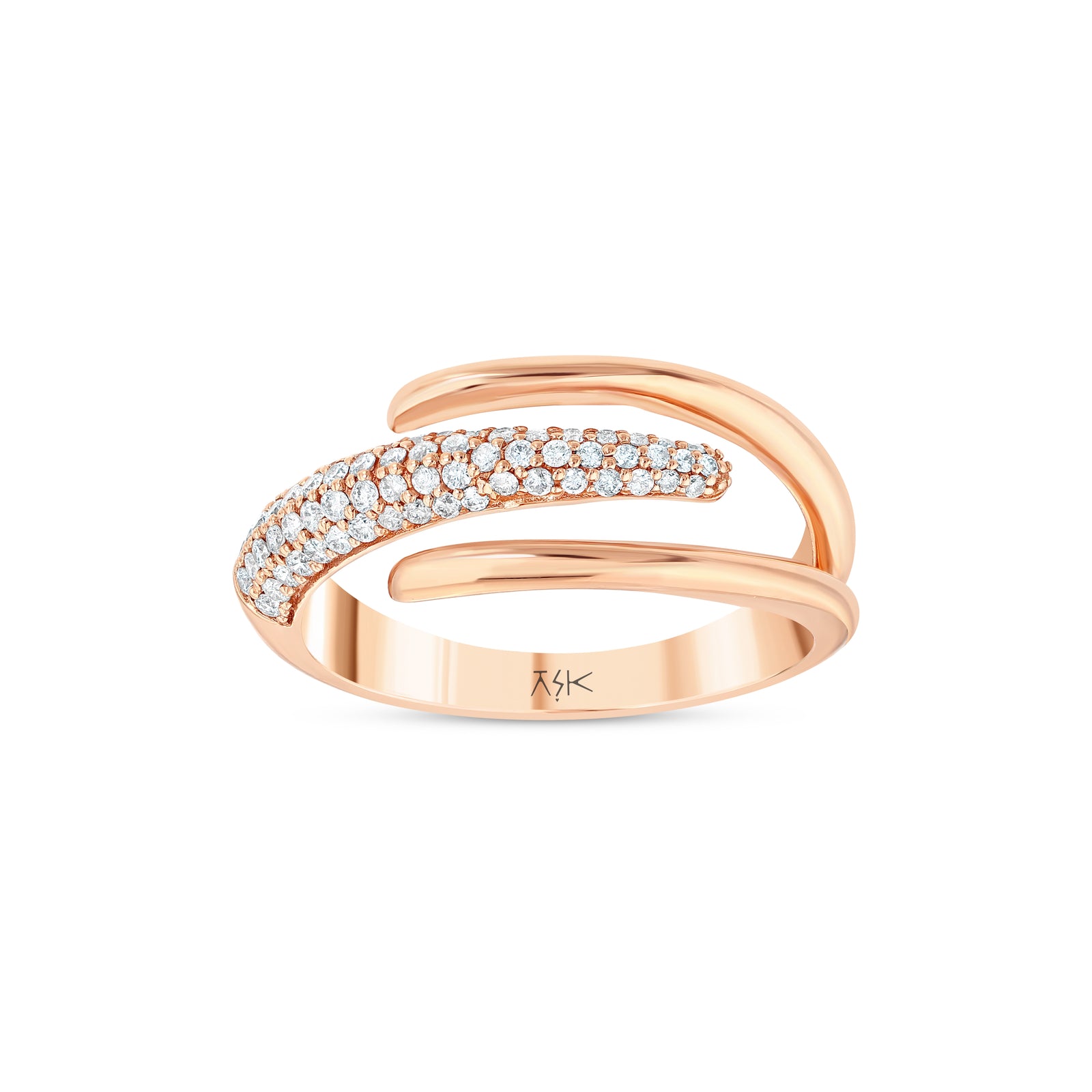 0,32 Karat Pırlantalı Özel Tasarım Yüzük