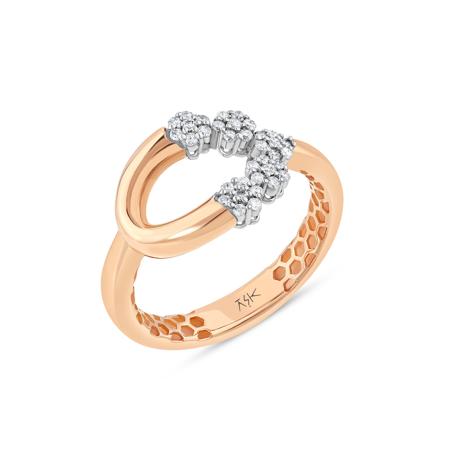 0,21 Karat Pırlantalı Özel Tasarım Yüzük