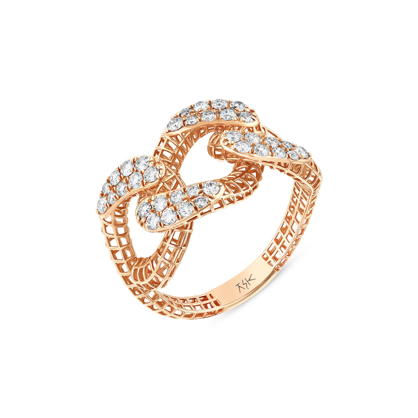 0,51 Karat Pırlantalı Özel Tasarım Yüzük