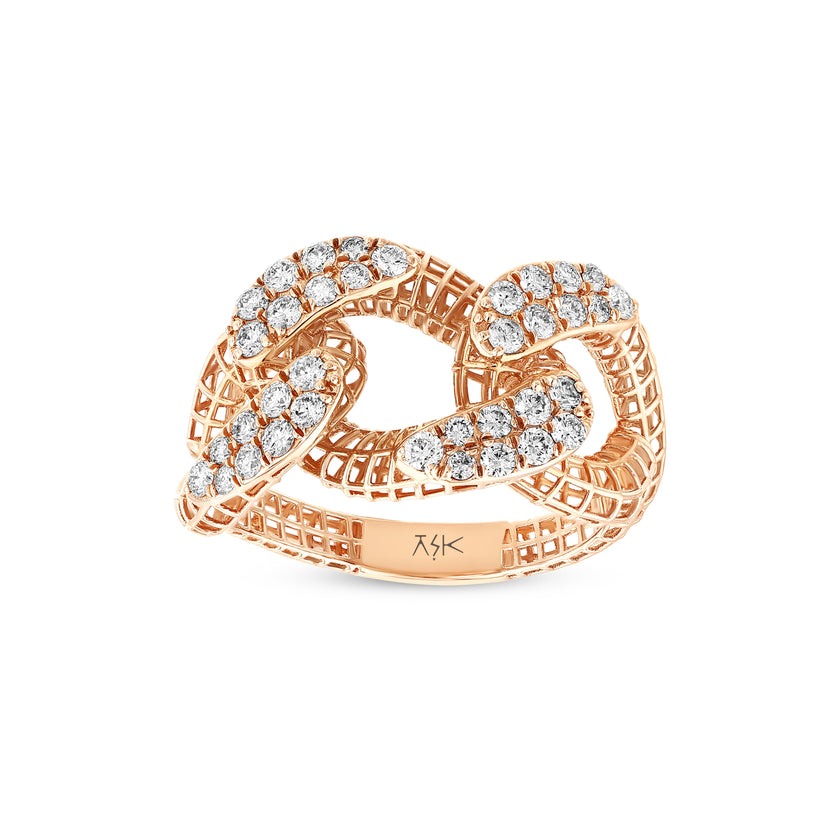 0,51 Karat Pırlantalı Özel Tasarım Yüzük