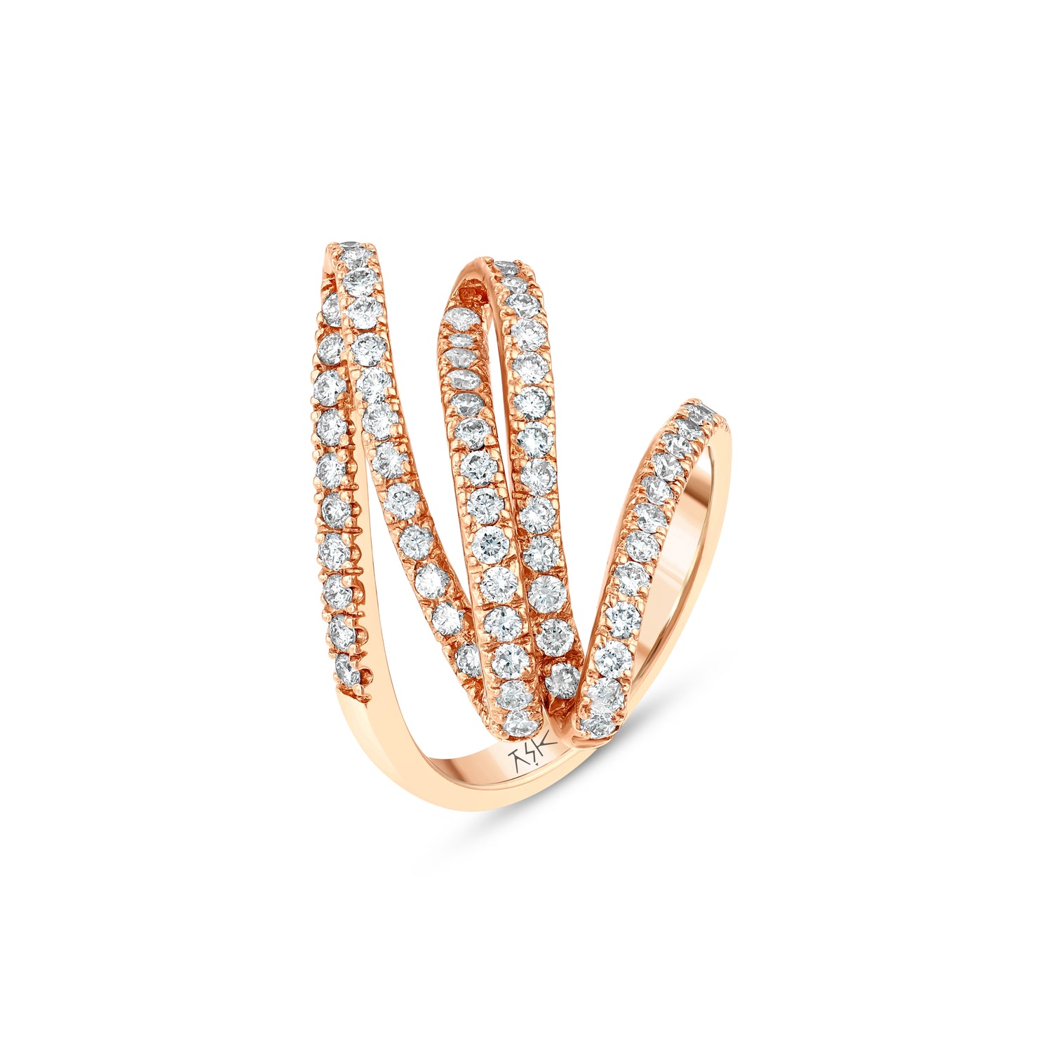 0,85 Karat Pırlantalı Özel Tasarım Yüzük