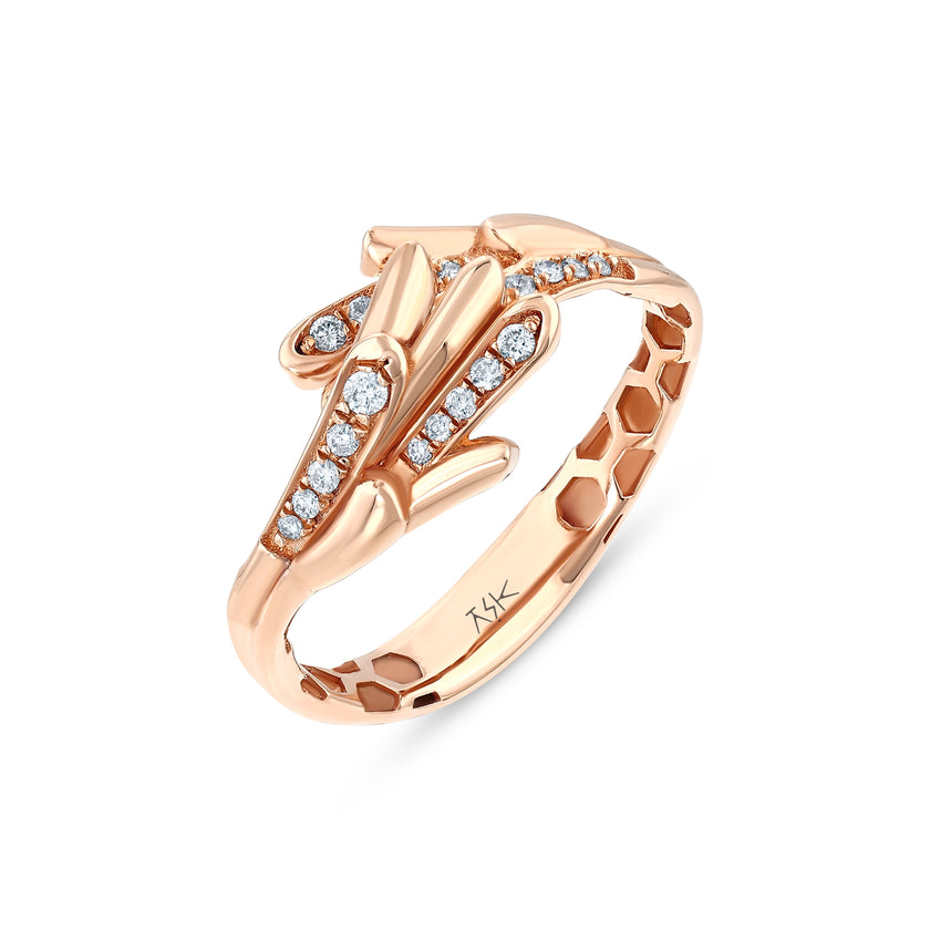 0,16 Karat Pırlantalı Özel Tasarım Yüzük