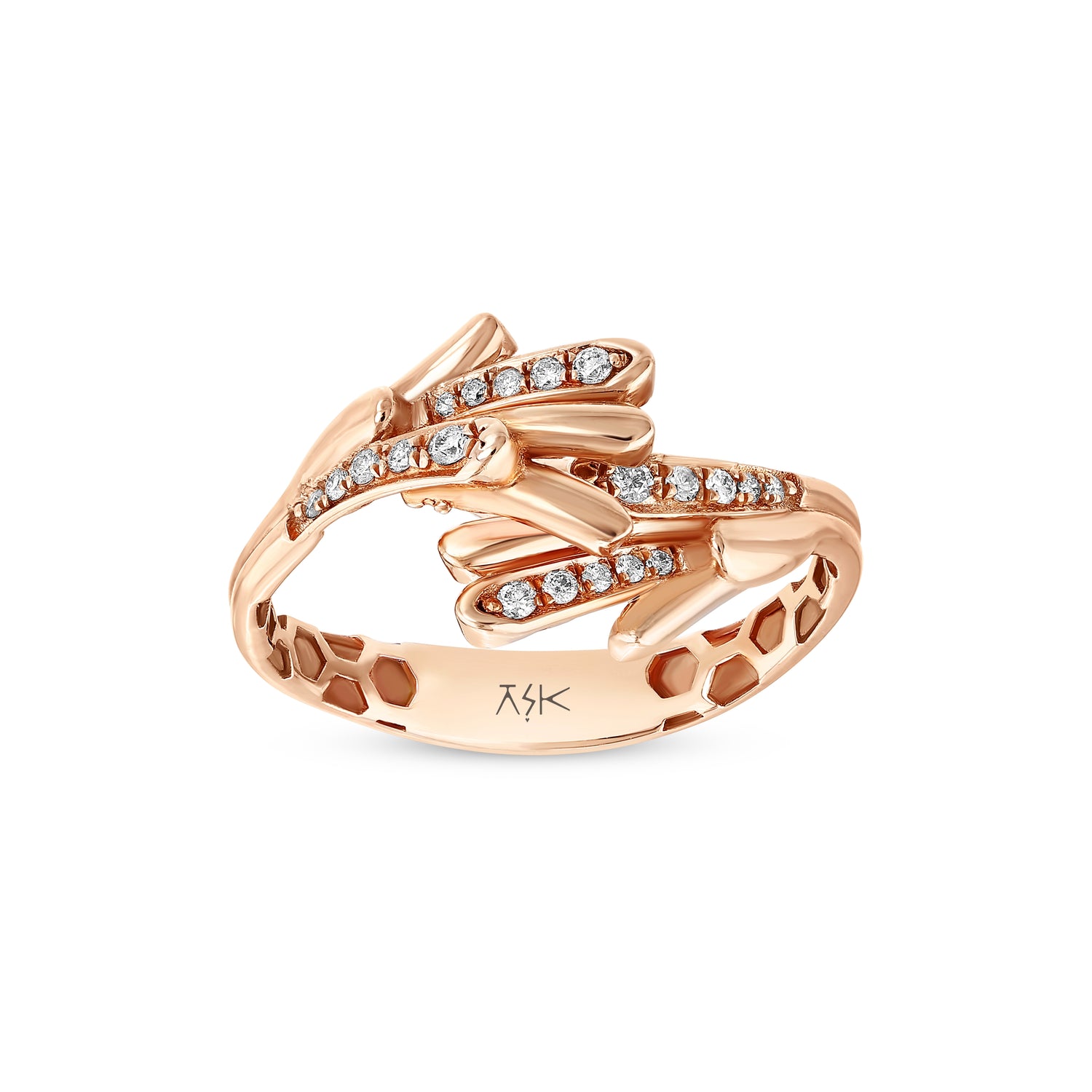 0,16 Karat Pırlantalı Özel Tasarım Yüzük