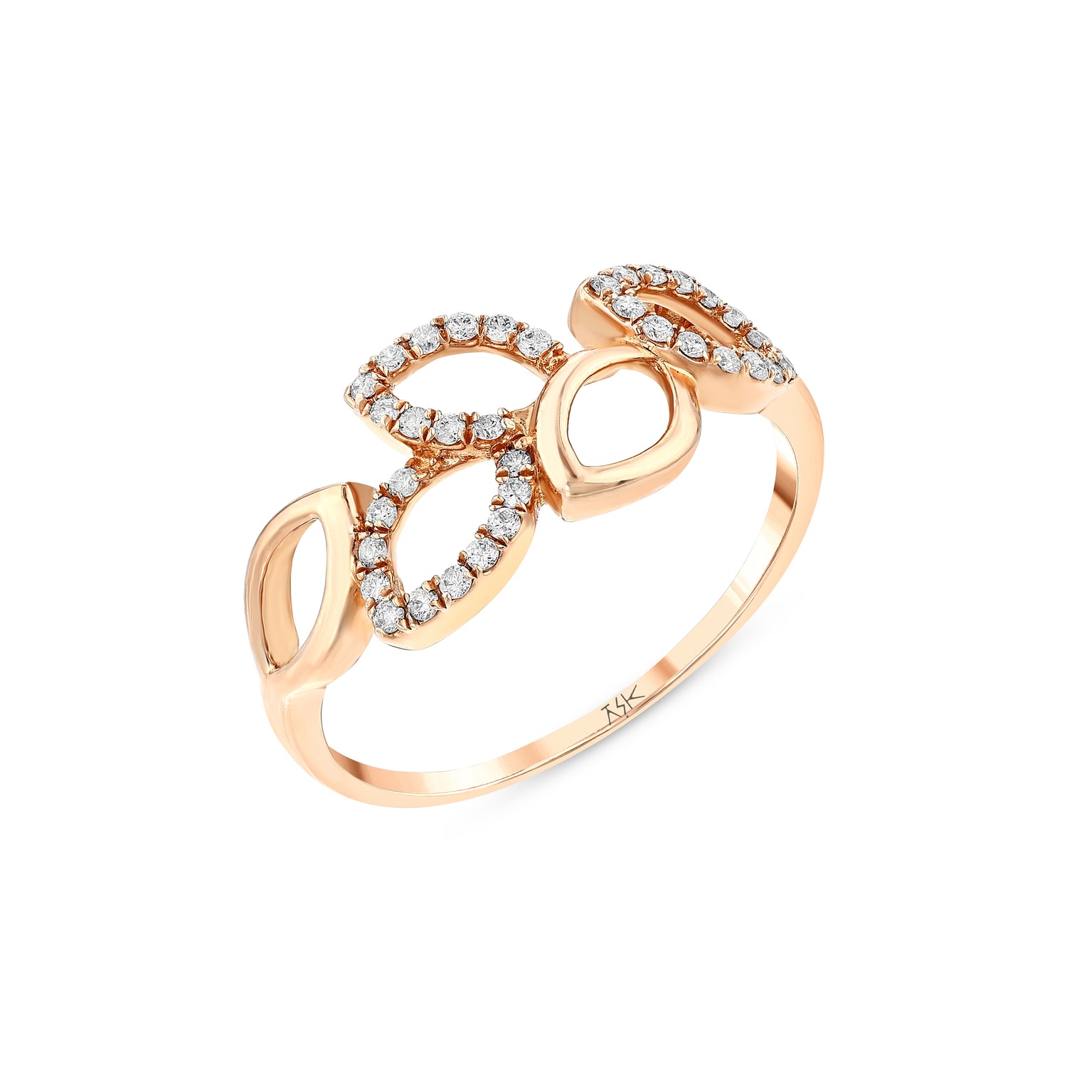 0,16 Karat Pırlantalı Özel Tasarım Yüzük