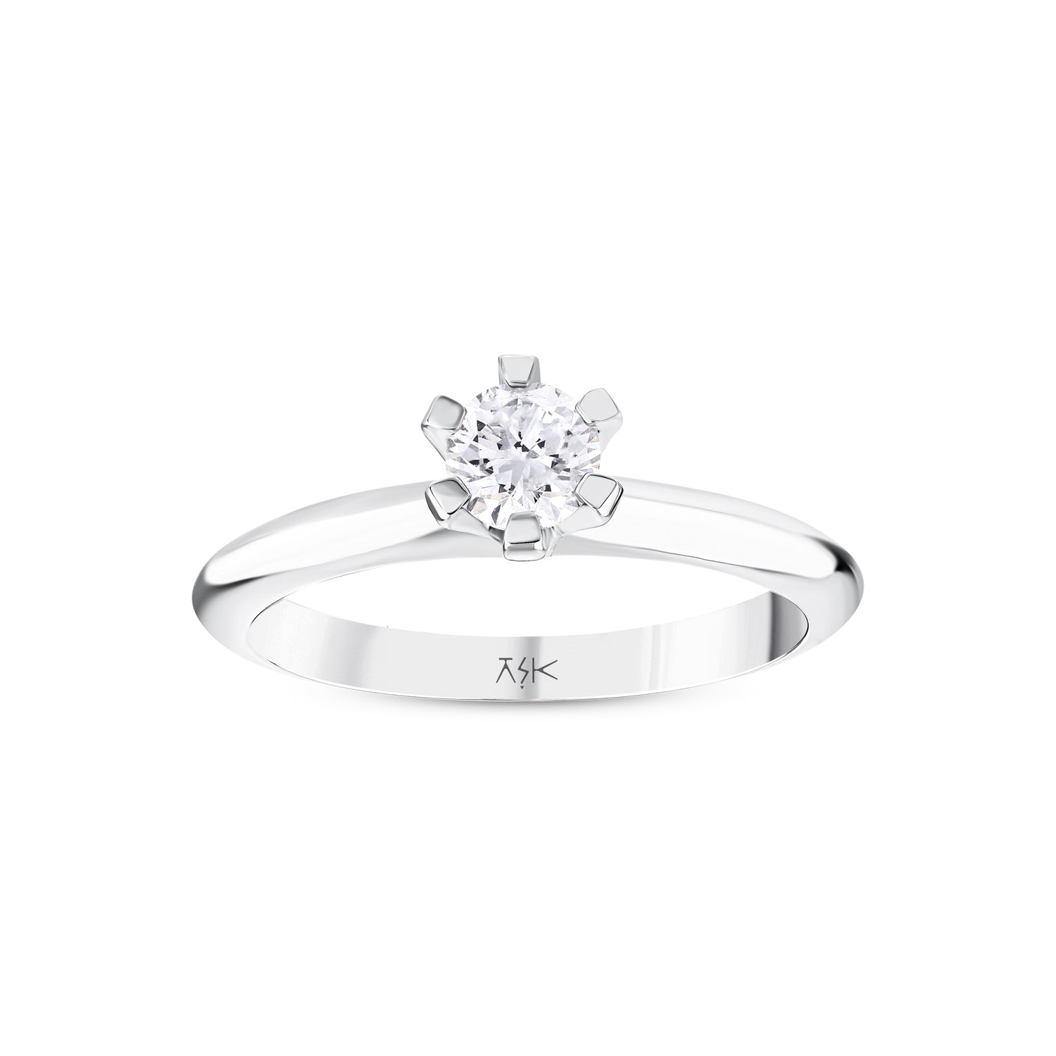 0,40 Karat Pırlantalı Tektaş Yüzük