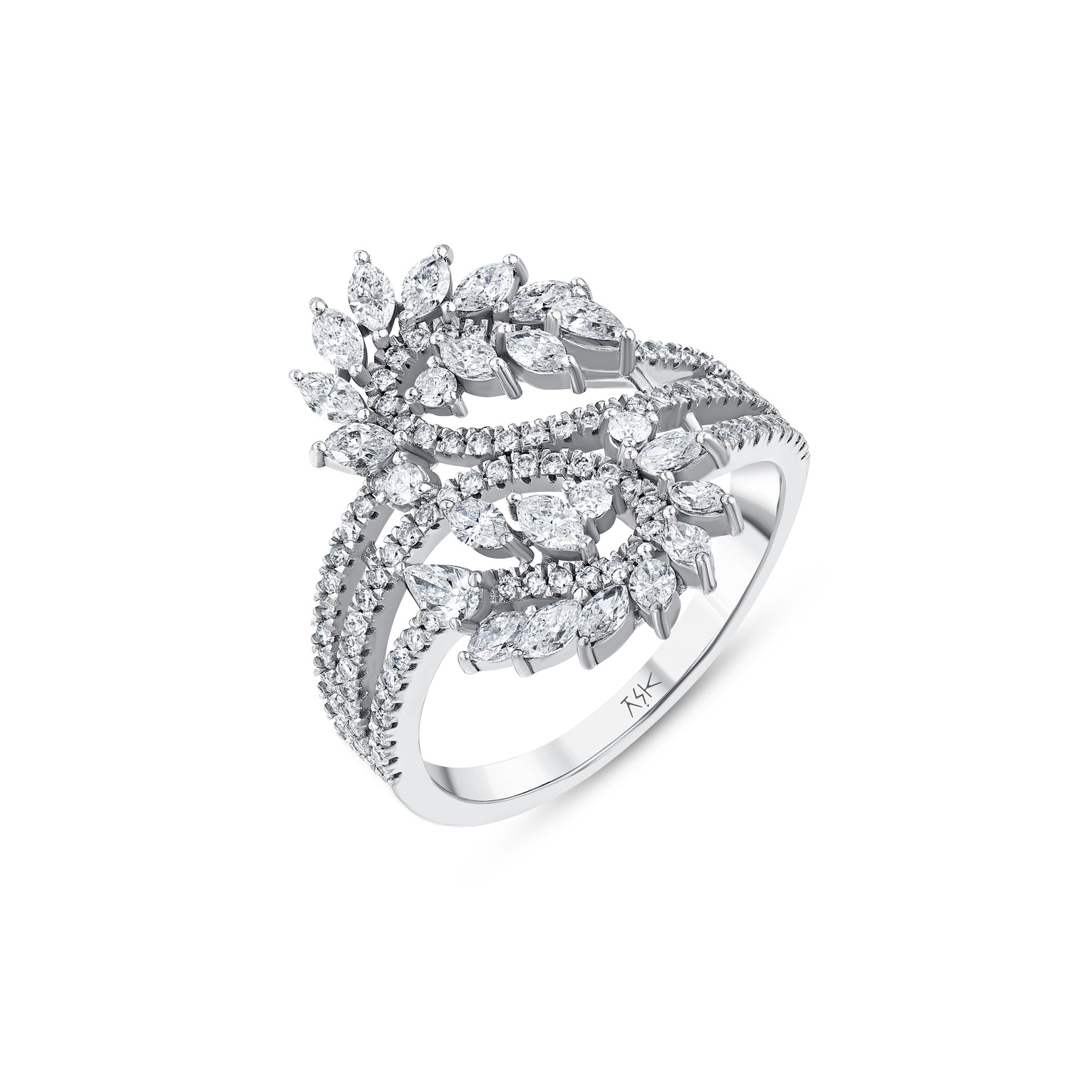 1,11 Karat Pırlantalı Özel Tasarım Yüzük